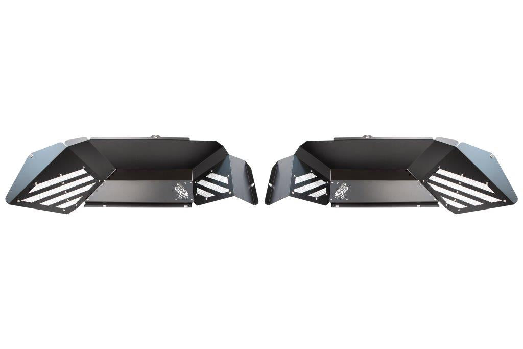 Fishbone Offroad Rear JT Black Aluminum Inner Fenders