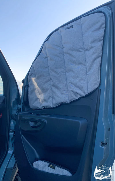 Overland Gear Guy Havelock Wool Insulated Front Cab Window Covers - Sprinter