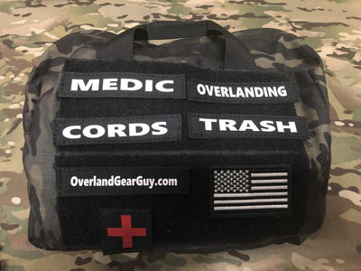 Overland Gear Guy ID Tags - Custom Velcro Gear Tags