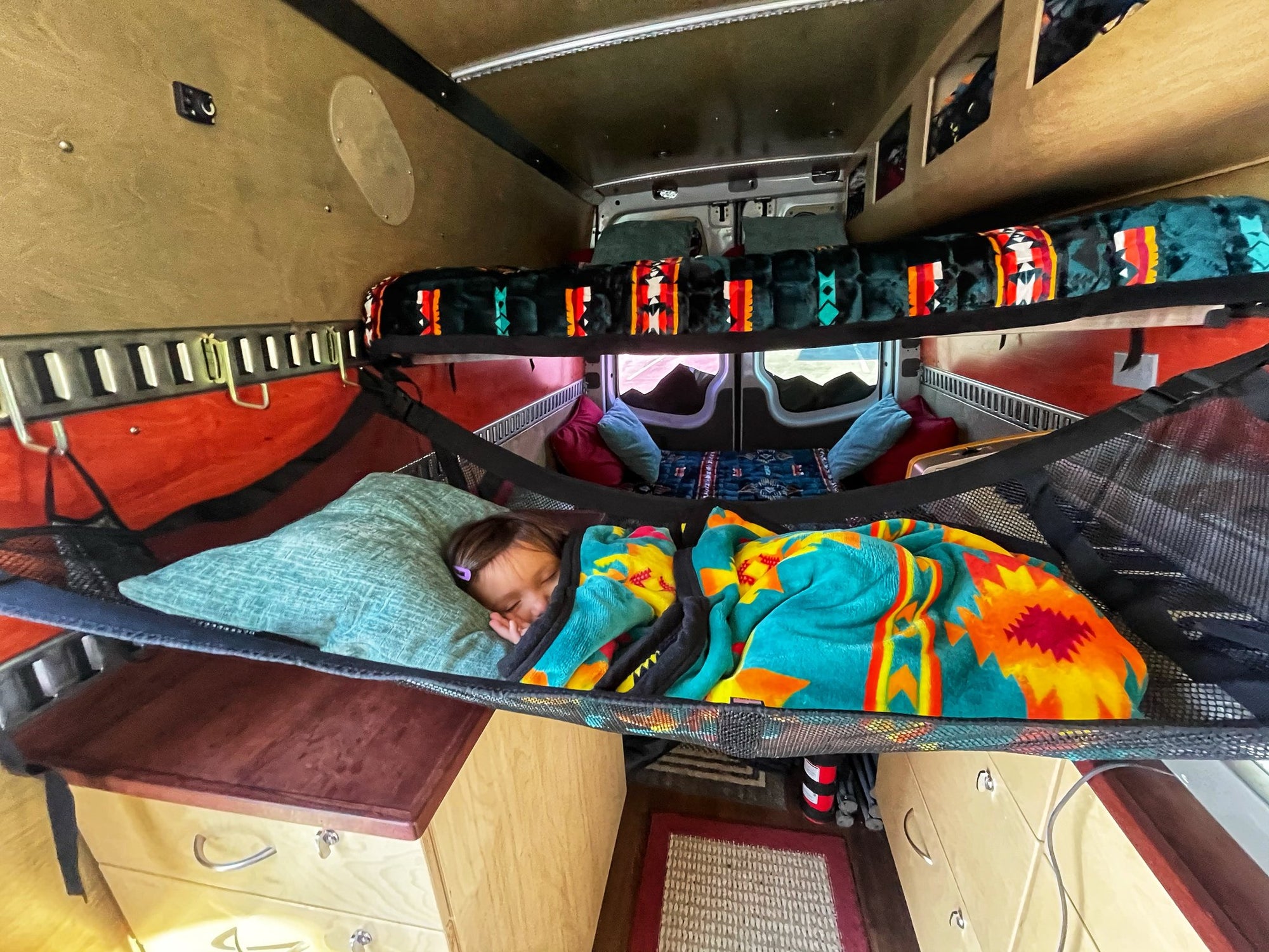 hängematte im camper Campervan Hammock - Conversion Van Hammock