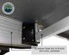 Overland Vehicle Systems Nomadic Awning 270 Dark Gray Cover With Black Transit Cover Passenger Side & Brackets