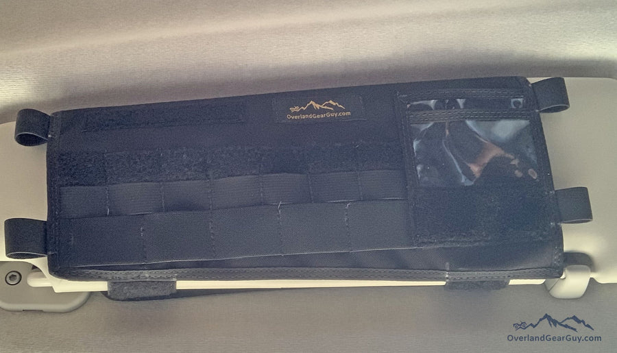 Overland Gear Guy ProMaster Van Sun Visor Organizer without mirror