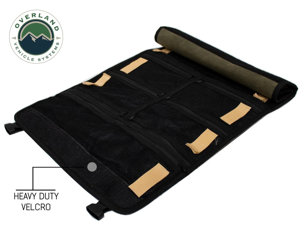 Overland Vehicle Systems Rolled Bag First Aid #16 Waxed Canvas Universal