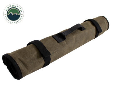 Overland Vehicle Systems Rolled Bag Socket With Handle And Straps  #16 Waxed Canvas Universal