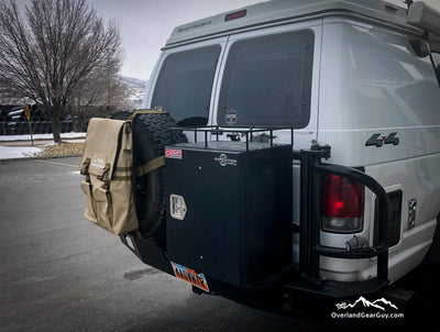 Overland Gear Guy Van - Spare Tire Trash Bag - Sprinter - Revel - Promaster - Transit - Entegral