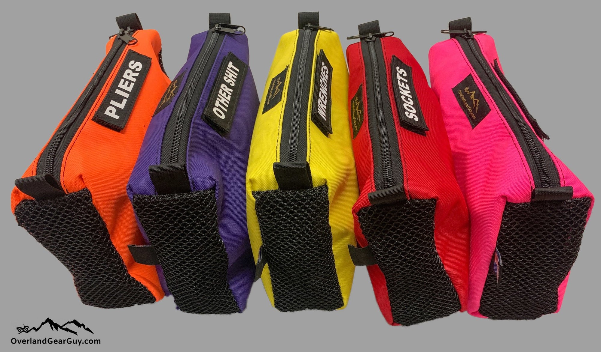 Overland Gear Guy Tool Bag Pouch with mesh ends