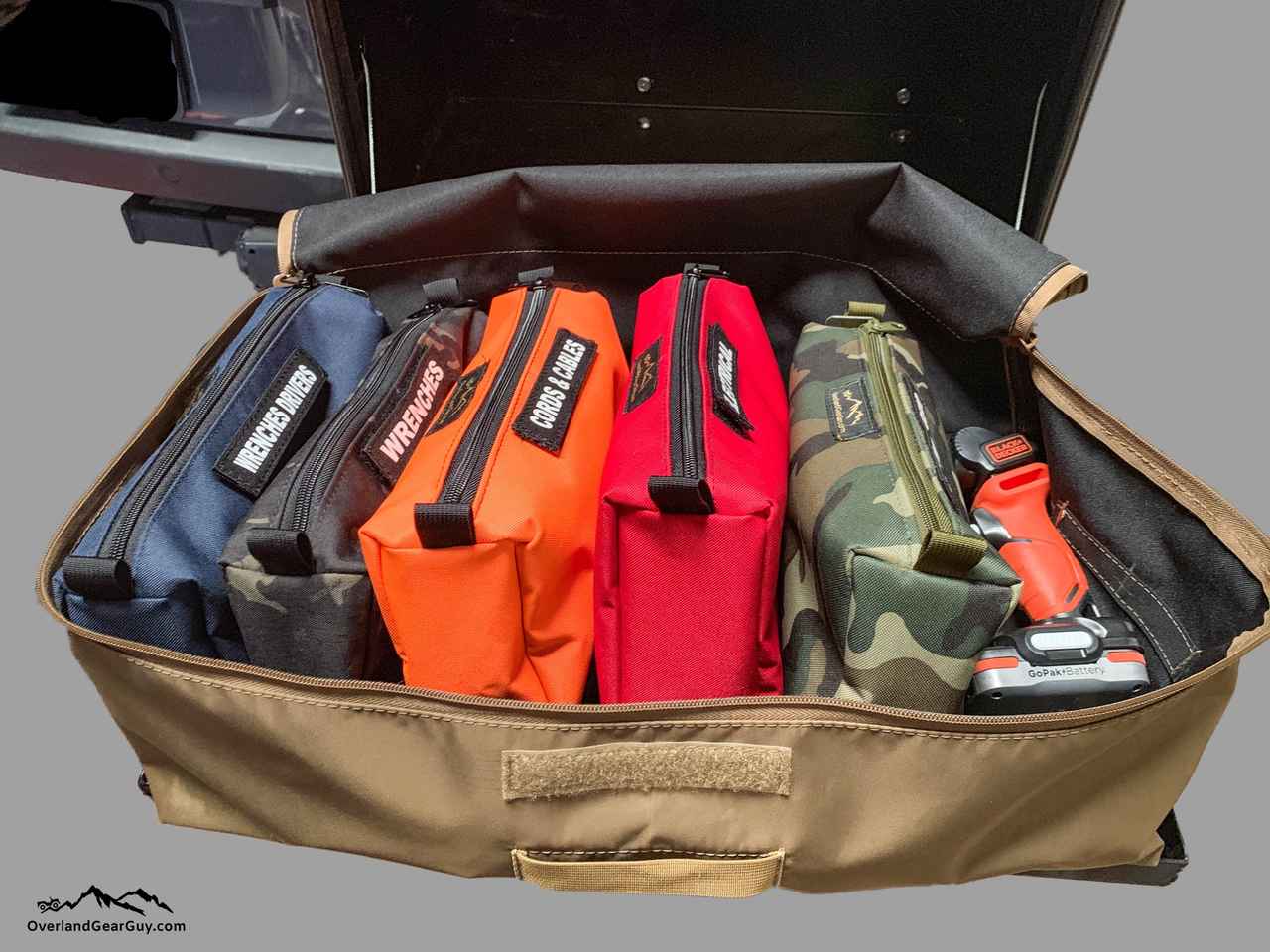 gear storage box Overland Gear Guy Van Gear Box Storage Bag (single)