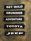 Overland Gear Guy ID Tags - Custom Velcro Gear Tags