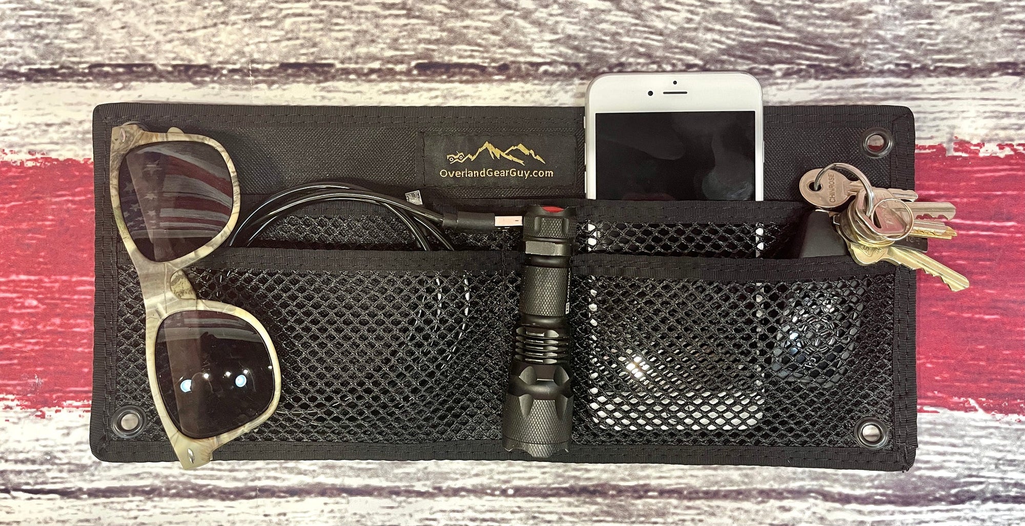 Overland Gear Guy Wall Organizational Pouch - Grommets