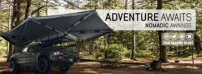 Overland Vehicle Systems Nomadic Awning 180 With Zip In Wall