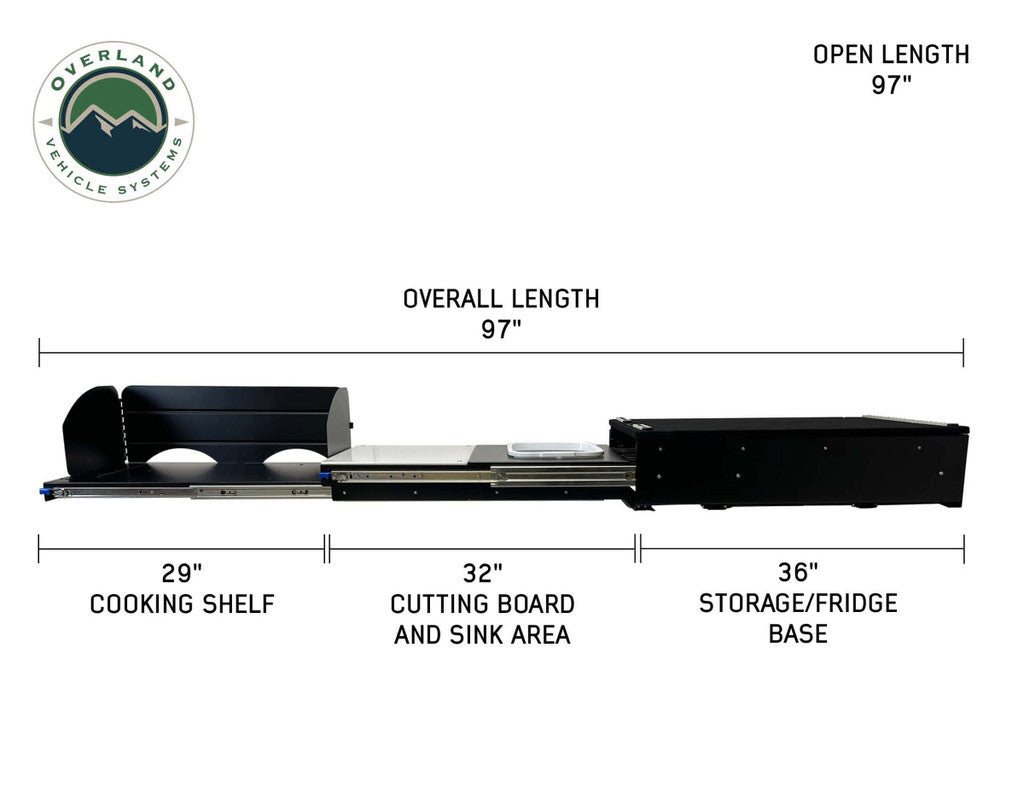 Overland Vehicle Systems Cargo Slide Camp Kitchen