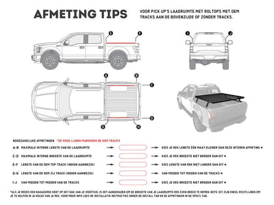 Front Runner Pickup Truck Slimline II Load Bed Rack Kit / 1255(W) x 1560(L)
