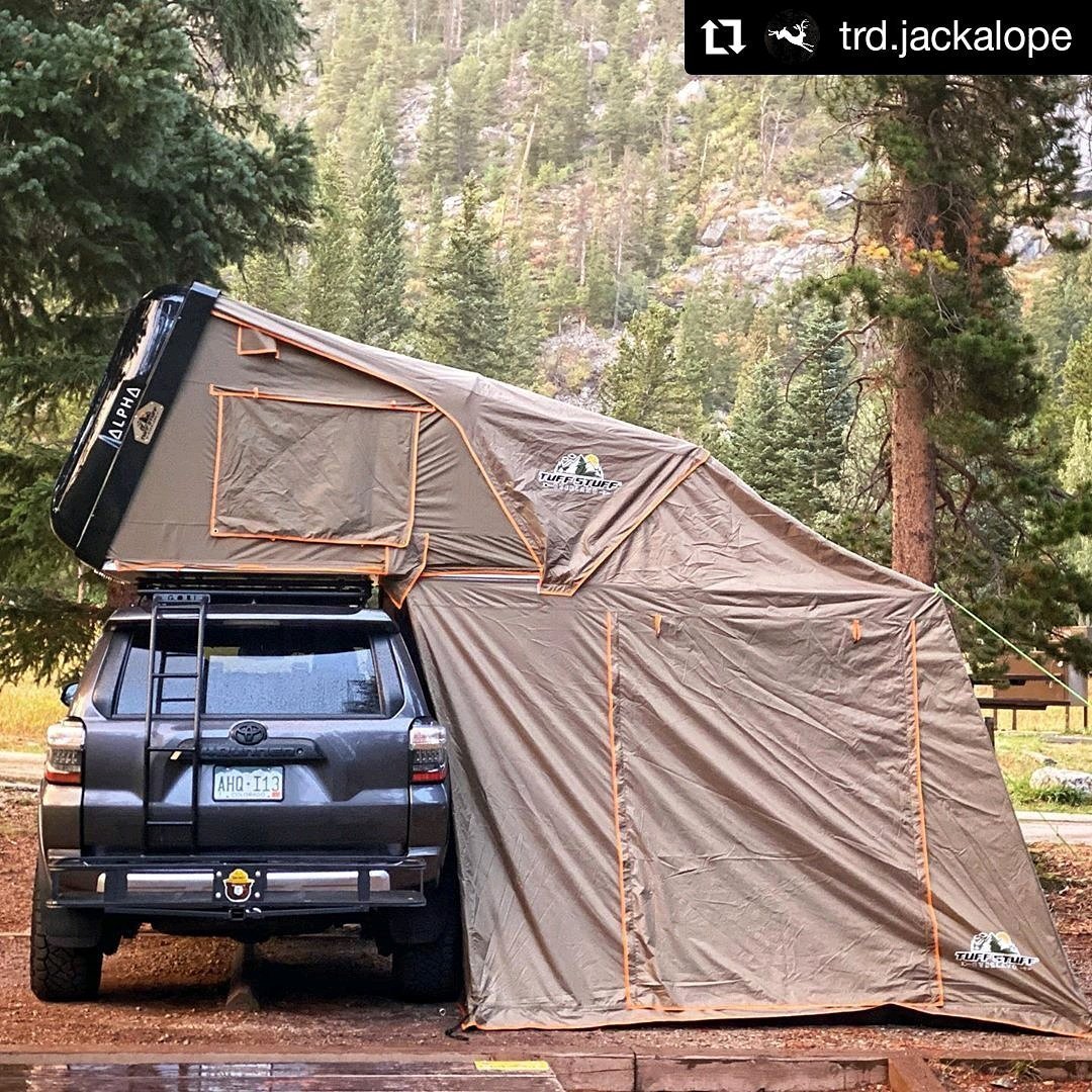 Tuff stuff ranger overland cheap rooftop tent with annex room